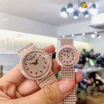 Swiss Grade Copy Piaget Polo Diamond Rose Gold Watch Ladies size